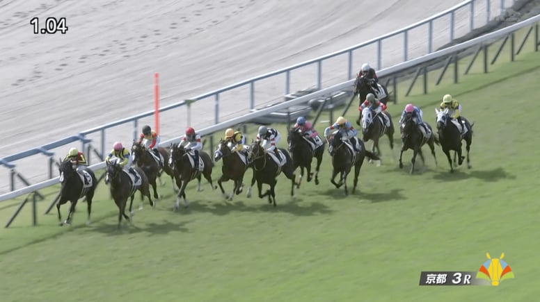 「大外からぶった切り」2歳牝馬が直線“10頭ごぼう抜き”の豪快勝利…強烈末脚が話題に「飛んできた」