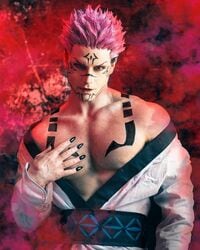 肉体派コスプレイヤー・TARYNの「呪術廻戦」両面宿儺コスが逞しすぎる！筋骨隆々の美ボディに海外ファン大興奮