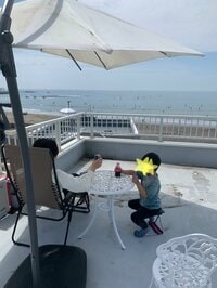 金子恵美『久々の屋上ランチ』