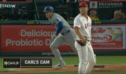 大谷翔平には「やっちゃダメ」 ど真ん中に“失投”→181キロ“弾丸ライナー”三塁打… 相手投手の様子がおかしくなる