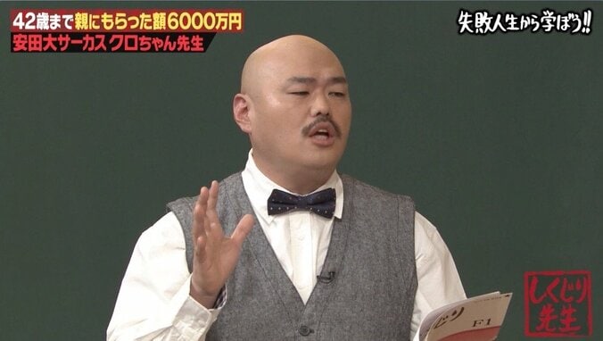 クロちゃん、2浪57学部全落ち＆受験費用だけで200万円！　親からの仕送りは「キャバクラで使った」 1枚目