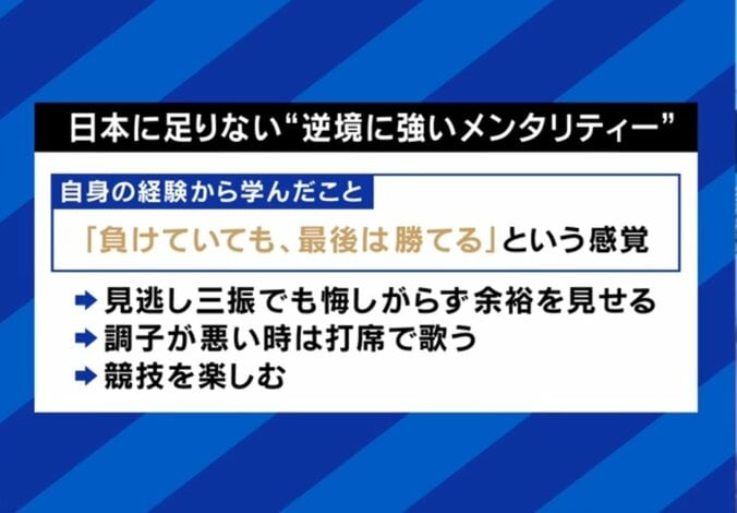 日本人選手に足りない逆境メンタリティ