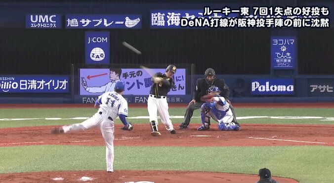 「あの1球だけ」　メッセンジャーと投手戦を演じた横浜DeNAルーキー・東、好投も実らず敗戦投手に 1枚目