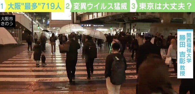 新型コロナ、東京に忍び寄る変異ウイルス「大阪だけが特別な状況じゃない」 専門家も危機感 1枚目