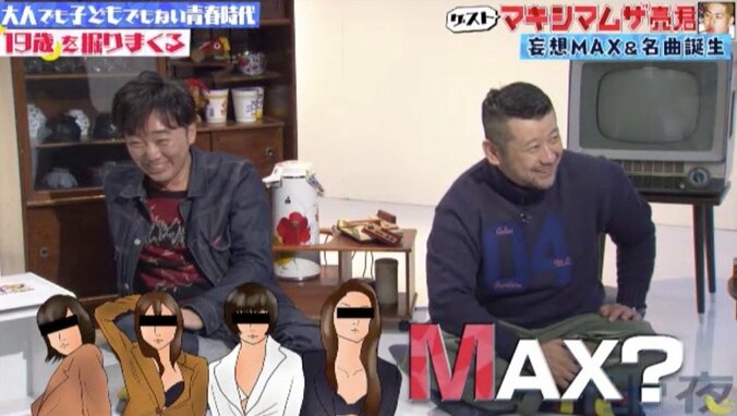 地上波ギリギリ！マキシマムザ亮君のスウィートな“妄想”が爆発　ケンコバ「テロップ入れて！」と大慌て 3枚目