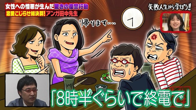 アンガールズ田中、20時半なのに「終電なので」と合コン女性陣が帰ってしまった理由 3枚目