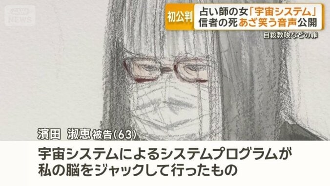 自称占い師の濱田淑恵被告（63）