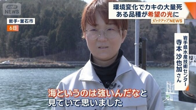 「海というのは強いんだなと」