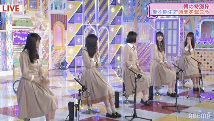 林瑠奈「本当は感情の起伏が激しいんですけど（笑）」…乃木坂新4期生、突然振られたフリートークに緊張