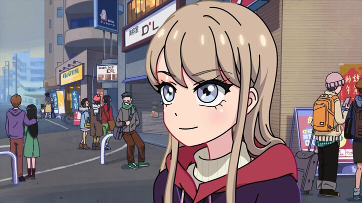 アニメ「ギャルと恐竜」神社の作法にビビる恐竜!? 第5話先行カット&あらすじ公開