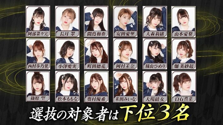 「これぞ下克上！」ラストアイドル非選抜メンバー、決死の初稽古…バトル対象者は誰に？