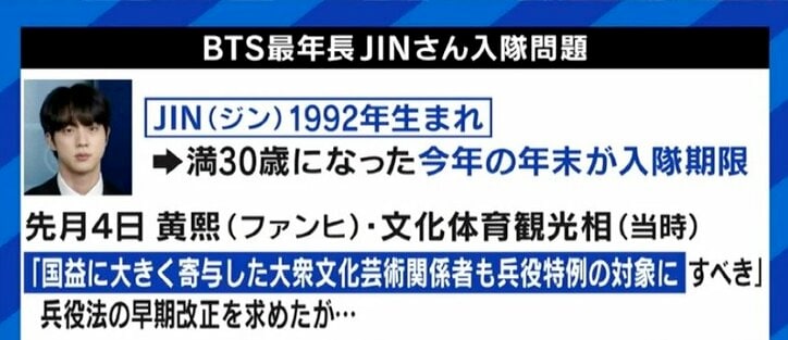 芸能人は最も厳しい部隊を選ぶ傾向も Btsメンバーの兵役は免除されるべき 韓国の議論から考える日本の国防 国内 Abema Times