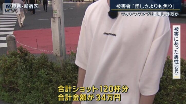 被害にあった男性