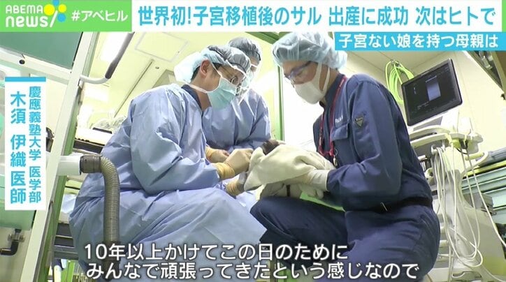 「娘に子宮をあげたい」母親の思い 世界初サルの子宮移植後の出産成功で見えた光