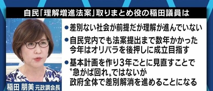 自民党が成立目指す「LGBT理解増進法案」、“差別禁止”の規定は盛り込むべき?当事者や関係者でも割れる意見