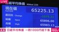 日経平均株価 一時1000円超下落