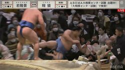 土俵から転落した力士が着物女性を“直撃”でヒヤリ 咄嗟の振る舞いに「嬉しそうでよかったw」「サービスやん」安堵の声