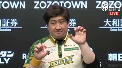 汗だくトップは全力の証 獣王・鈴木大介、勝利への執念で引き寄せた一発七対子「ガムシャラに戦っているだけ」／麻雀・Mリーグ