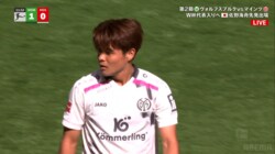 嘘だろ！？ マインツ佐野海舟、“規格外の初速”にファン騒然「速すぎ！」「えぐいな」敵を追い越してルーズボール回収の瞬間