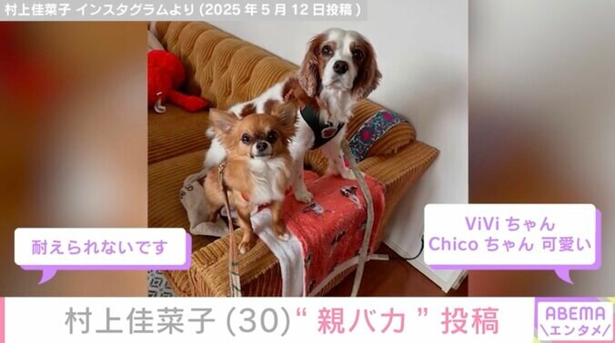 【写真・画像】ビキニ姿が話題・村上佳菜子（30）「大好き 愛してるー！」“親バカ”投稿に共感の声「可愛い」　2枚目