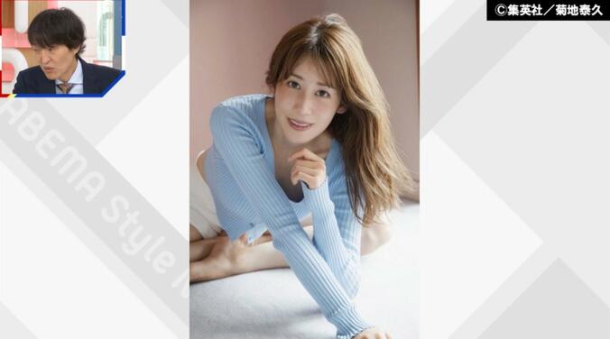 中川アナのグラビアショット