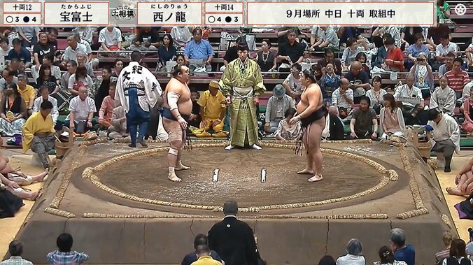 向正面に大物タレント