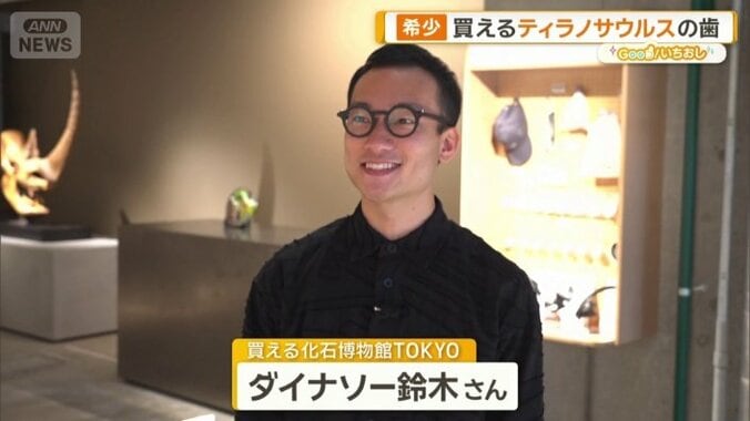買える化石博物館TOKYO　ダイナソー鈴木さん