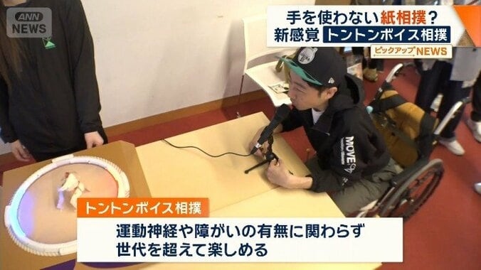 世代を超えて楽しめるトントンボイス相撲