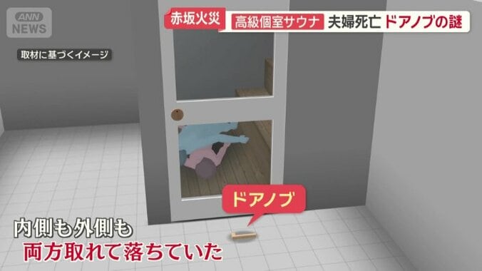 内側も外側も両方取れて、落ちていた