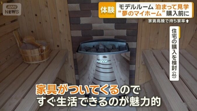 専属のインテリアコーディネーター付き　サウナも購入可能