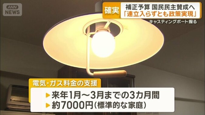 電気・ガス料金の支援