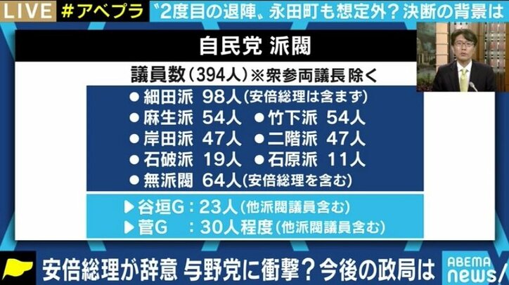 「安倍さんは後継者を絞りきれてはいないのでは」「秋の解散総選挙も睨んだ総裁選になる」辞任会見、“ポスト安倍”争いをどう見る?