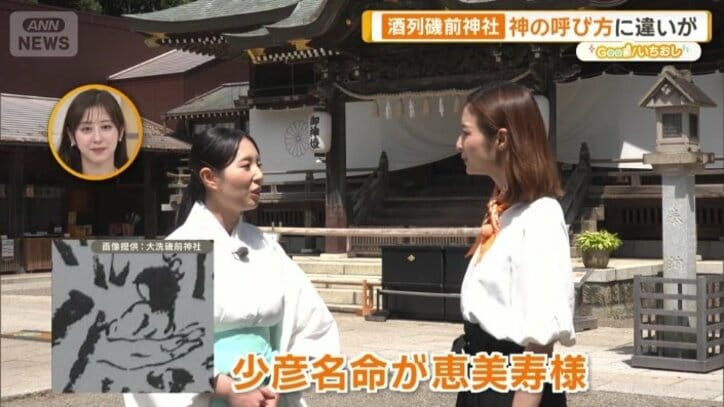 酒列磯前神社権禰宜　海後知世さん