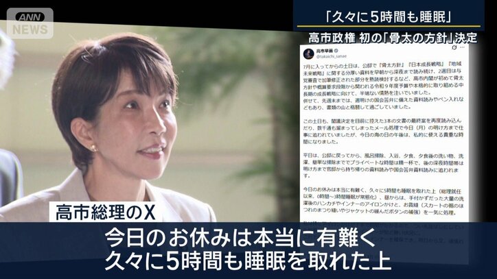 高市総理のX
