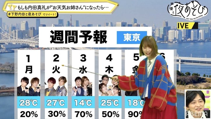 下野紘＆内田真礼が“火曜的No.1燻製グルメ”を決定！燻製まんじゅう、燻製納豆に意外な高評価