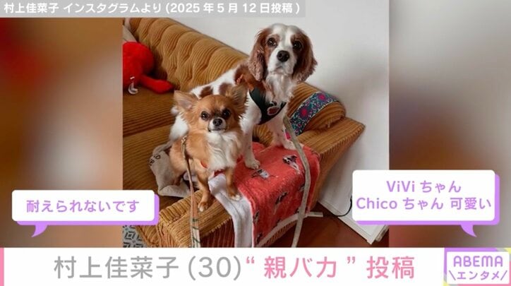 【写真・画像】ビキニ姿が話題・村上佳菜子（30）「大好き 愛してるー！」“親バカ”投稿に共感の声「可愛い」　2枚目