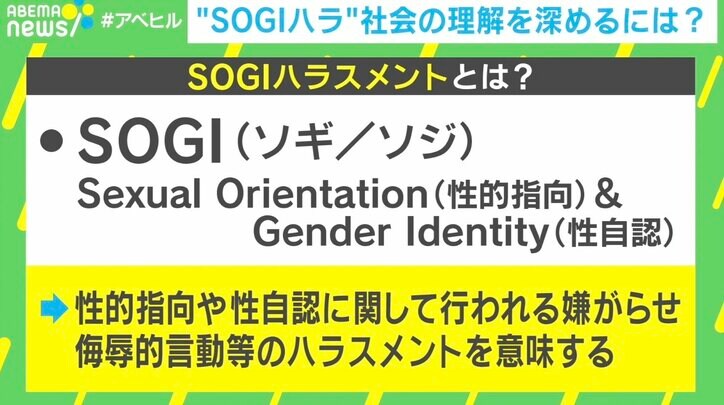 「生来の女性とセクハラの重みが…」性的指向などへのハラスメント“SOGIハラ” 社会理解を深めるためには?弁護士に聞く
