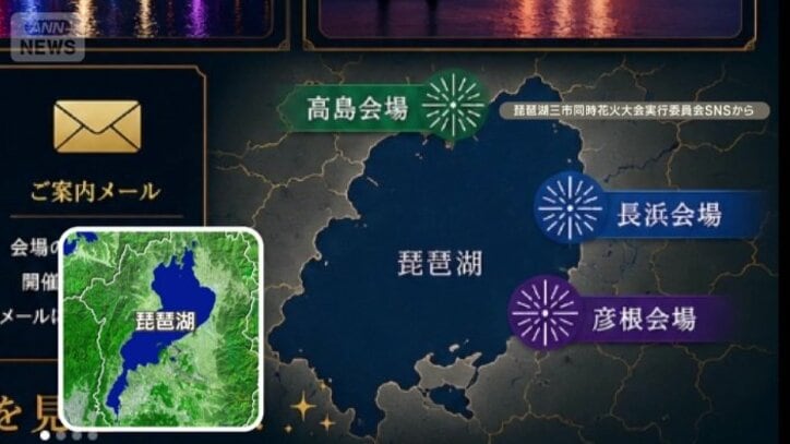 ポスターの琵琶湖