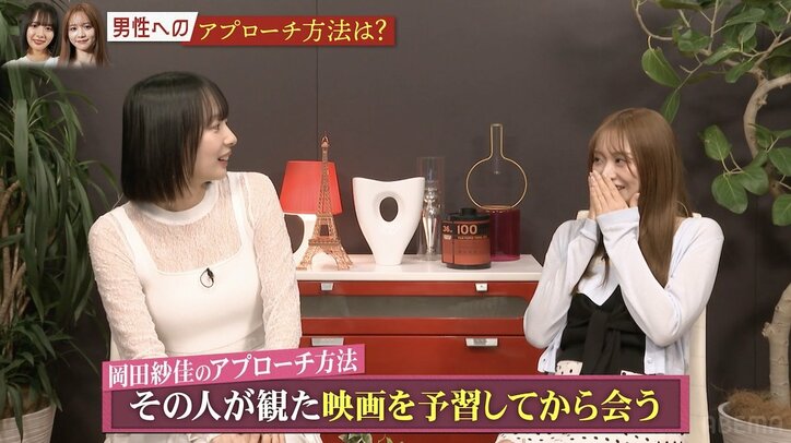 【写真・画像】岡田紗佳、好きな男性への“ガチ”アプローチ方法を告白！森香澄も「かわいい」と絶賛　2枚目