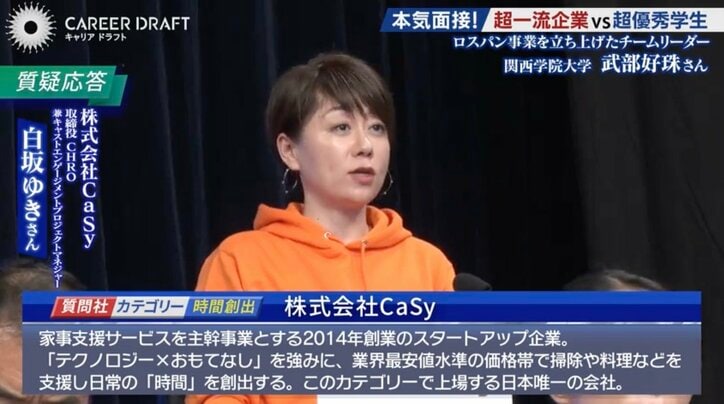 株式会社CaSy 取締役CHRO 兼キャストエンゲージメントプロジェクトマネジャー 白坂ゆきさん