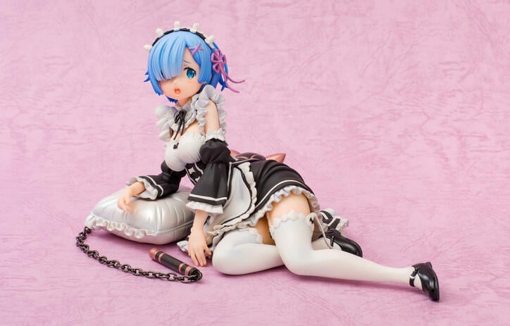 アニメ「リゼロ」メイド衣装のレム1/7フィギュアが再登場！笑顔にできる表情パーツの限定特典も