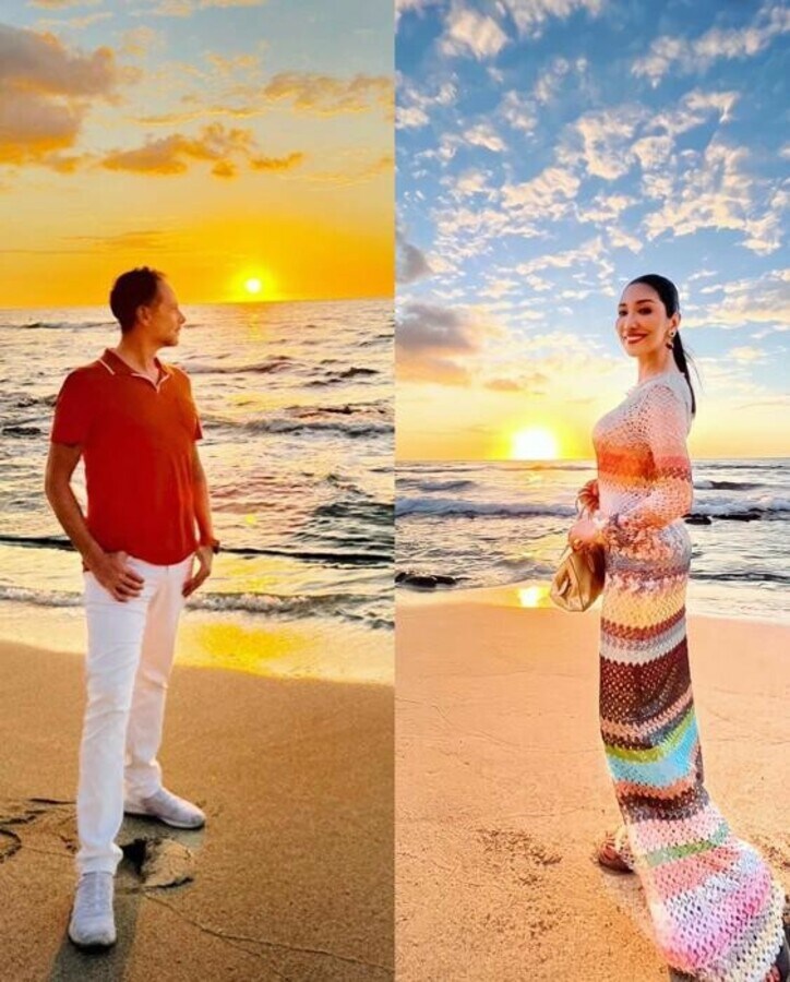  アンミカ、ハワイでのバカンス中の夫婦コーデを一挙に公開「素敵」「幸せそう」の声 