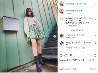 足立梨花の美脚際立つミニスカショットにファン悶絶「デートしたくなる」「美しすぎる」
