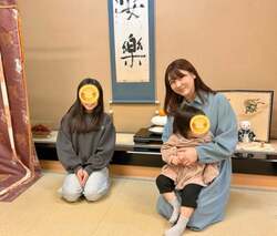 安めぐみ、娘たちと浅草へお出かけしたことを報告「クレープを食べました」