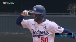 ベッツはやっぱり頼りになる！キャリア52本目の先頭打者弾 前日勝利の山本由伸もカーショウと一緒にウキウキなリアクション