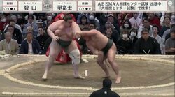 “人間ひとり分”体重差あるのに…粘り強い相撲で全勝守った幕内最軽量の小兵・翠富士に場内興奮「かっこいいわ」