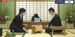 佐々木大地五段が勝利、石井健太郎六段を中盤に逆転／将棋・朝日杯