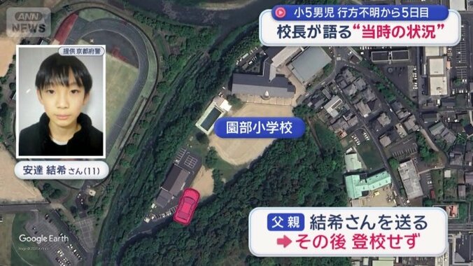 父親が車で送るも登校せず