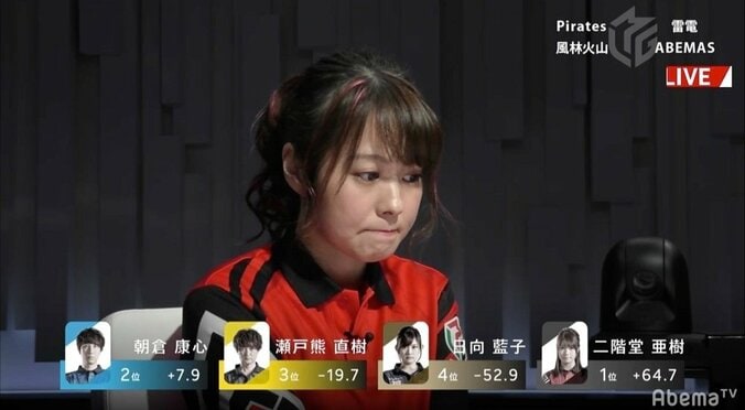 38歳誕生日で初体験 二階堂亜樹がプロ人生で「初めて切った」ド本命の当たり牌／麻雀・Mリーグ 2枚目