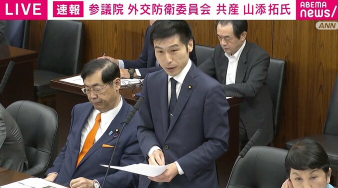 日本共産党の山添拓議員